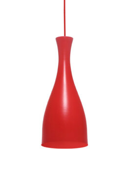 LUZ COLGANTE TASCHIBRA TD 1003 E-27 ROJO MATE