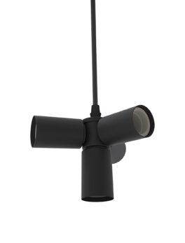 COLGANTE TASCHIBRA NICK 4XE27 NEGRO MATE
