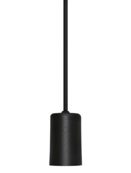 COLGANTE PUNTO METAL TASCHIBRA E-27 NEGRO MATE