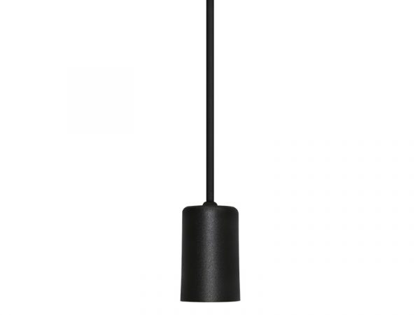 COLGANTE PUNTO METAL TASCHIBRA E-27 NEGRO MATE