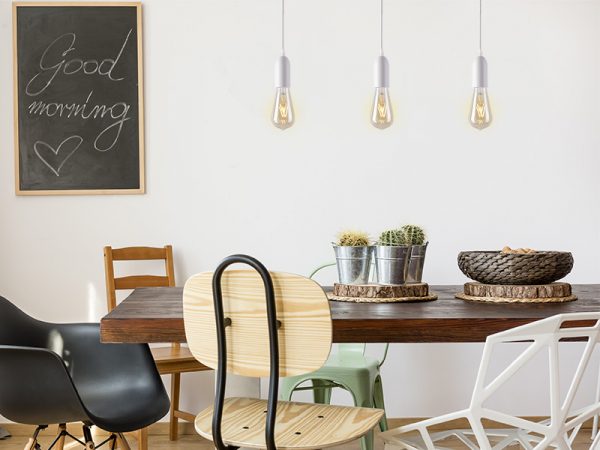 COLGANTE TASCHIBRA METAL PUNTO VINTAGE BLANCO - Imagen 3