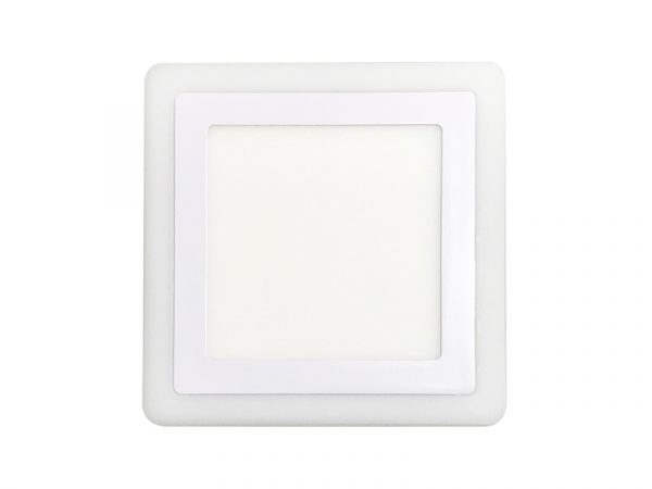 PANEL LED BICOLOR 6W+3W CONSTRUIDO CUADRADO