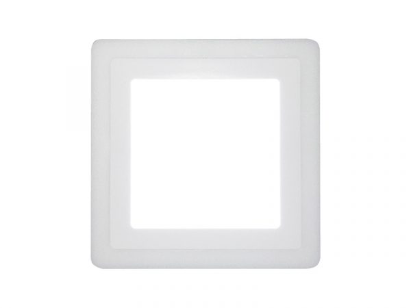 PANEL LED BICOLOR 6W+3W CONSTRUIDO CUADRADO - Imagen 2