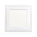 PANEL LED BICOLOR 12W+4W EMPOTRAR CUADRADO