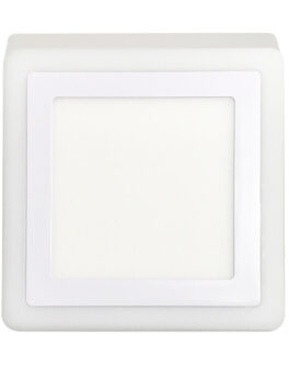 PANEL LED BICOLOR 18W+6W SUPERPOSICIÓN CUADRADA
