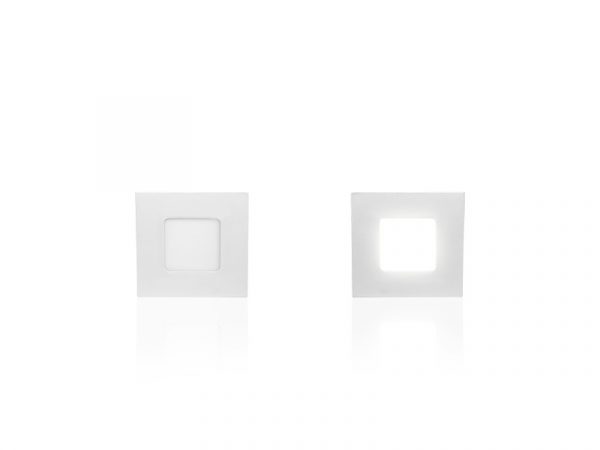PANEL LED 3W LUX CUADRADO EMPOTRAR 6500K - Imagen 4