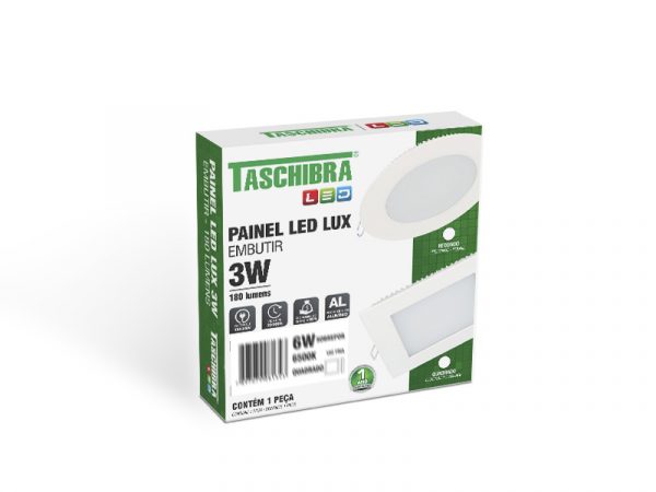 PANEL LED 3W LUX CUADRADO EMPOTRAR 6500K - Imagen 6