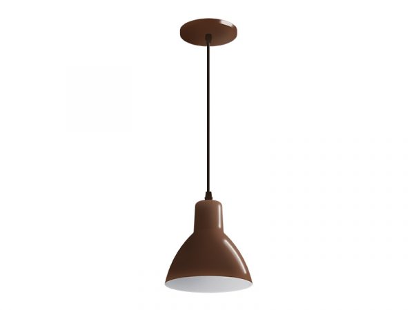 TASCHIBRA TD 622/1 E-27 LÁMPARA COLGANTE MEZCLA MARRÓN - Imagen 2