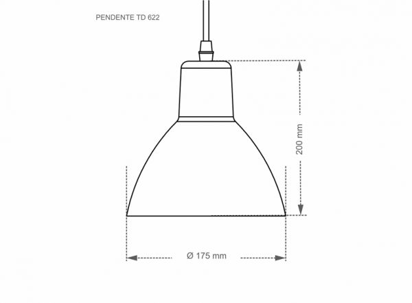 TASCHIBRA TD 622/1 E-27 LÁMPARA COLGANTE MEZCLA MARRÓN - Imagen 4