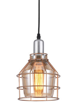 COLGANTE TASCHIBRA ARO 160 1XE27 AMBAR