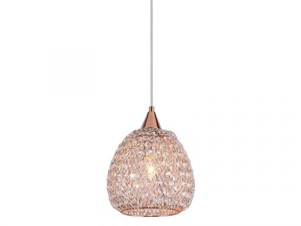 COLGANTE TASCHIBRA GOTHICS 1XE14 COBRE