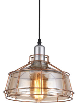 COLGANTE TASCHIBRA ARO 260 1XE27 AMBAR