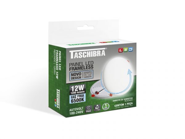 PANEL LED SIN MARCO 12W REDONDO 6500K - Imagen 10