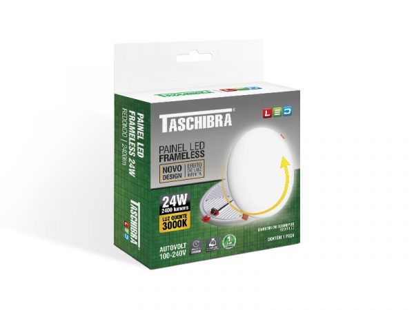 PANEL LED SIN MARCO 24W REDONDO 3000K - Imagen 10