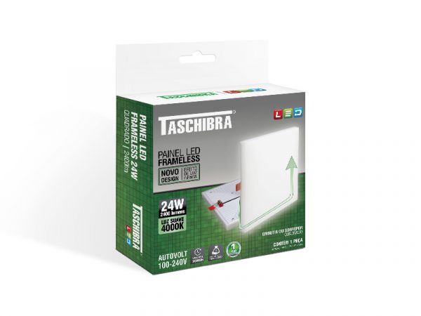 PANEL LED SIN MARCO 24W CUADRADO 4000K - Imagen 11