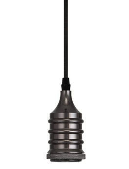 COLGANTE TASCHIBRA METAL PUNTO ONDA NEGRO PERLADO