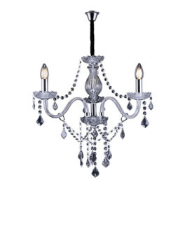 LUSTRE DE CRISTAL TASCHIBRA GLAM TRANSPARENTE 3XE14