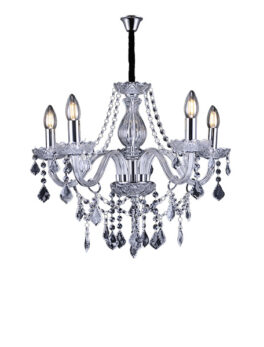 LUSTRE DE CRISTAL TASCHIBRA GLAM TRANSPARENTE 5XE14