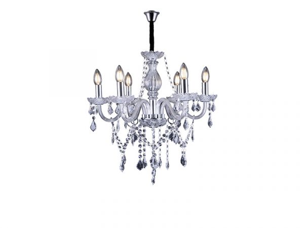 LUSTRE DE CRISTAL TASCHIBRA GLAM TRANSPARENTE 6XE14