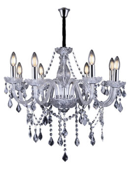 LUSTRE DE CRISTAL TASCHIBRA GLAM TRANSPARENTE 8XE14