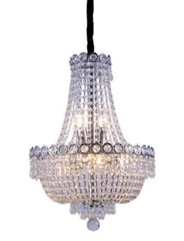 COLGANTE TASCHIBRA EMPIRE 400 CRISTAL TRANSPARENTE 6XE14