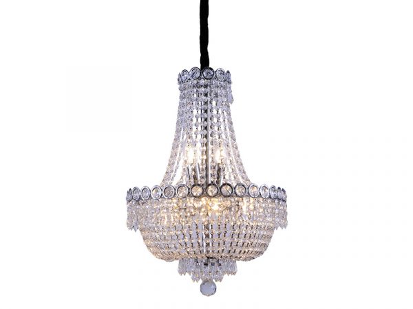 COLGANTE TASCHIBRA EMPIRE 400 CRISTAL TRANSPARENTE 6XE14