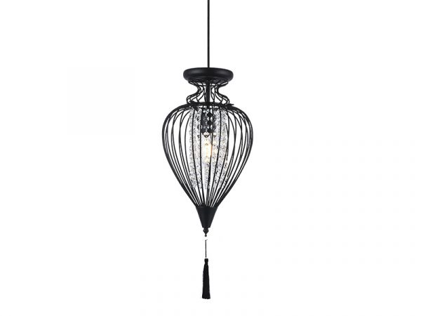 COLGANTE TASCHIBRA ISTAMBUL M NEGRO 1XE27