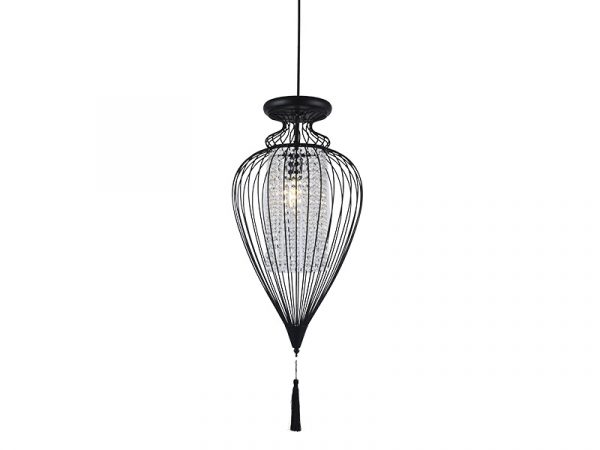 COLGANTE TASCHIBRA ISTAMBUL G NEGRO 1XE27