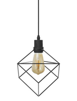 COLGANTE TASCHIBRA CUBE NEGRO 1XE27