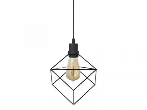 COLGANTE TASCHIBRA CUBE NEGRO 1XE27