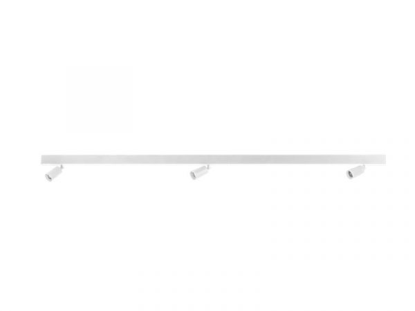 SPIRE LUZ LED LINEAL 60W 6500K SUPERPOSICIÓN + 3 SPOT MR 11 SIN LÁMPARA BLANCA
