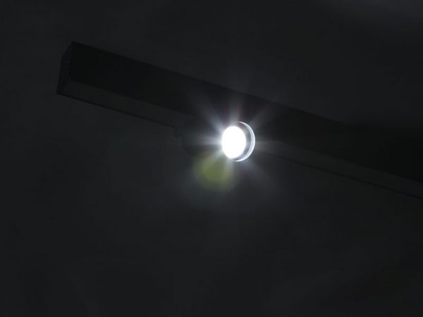 SPIRE LUZ LED LINEAL 60W 6500K SUPERPOSICIÓN + 3 SPOT MR 11 SIN LÁMPARA NEGRO MATE - Imagen 7