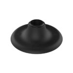 PLAFÓN ECONÓMICO E-27 NEGRO PLÁSTICO SACO NEGRO