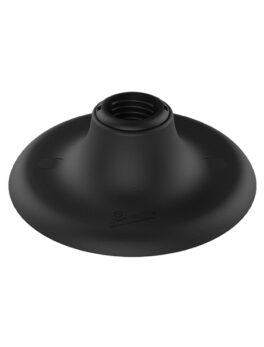 PLAFÓN ECONÓMICO E-27 NEGRO PLÁSTICO SACO NEGRO