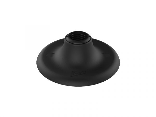PLAFÓN ECONÓMICO E-27 NEGRO PLÁSTICO SACO NEGRO