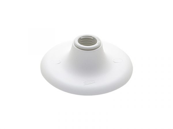PLAFÓN ECONÓMICO E-27 PLÁSTICO SACO BLANCO