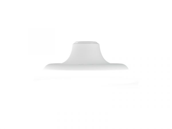 PLAFÓN ECONÓMICO E-27 PLÁSTICO SACO BLANCO - Imagen 2