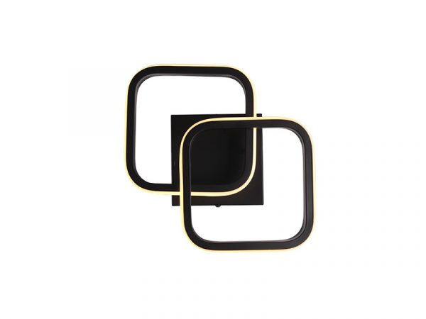 PLAFON LED TASCHIBRA VILLAGE SQUARE 3000K 10W NEGRO - Imagen 3