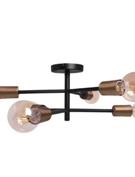 PLAFON TASCHIBRA CHOICE 6XE27 COBRE