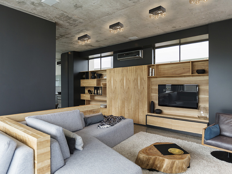 PLAFON TASCHIBRA SEASONS 4XE27 NEGRO MATE - Imagen 5