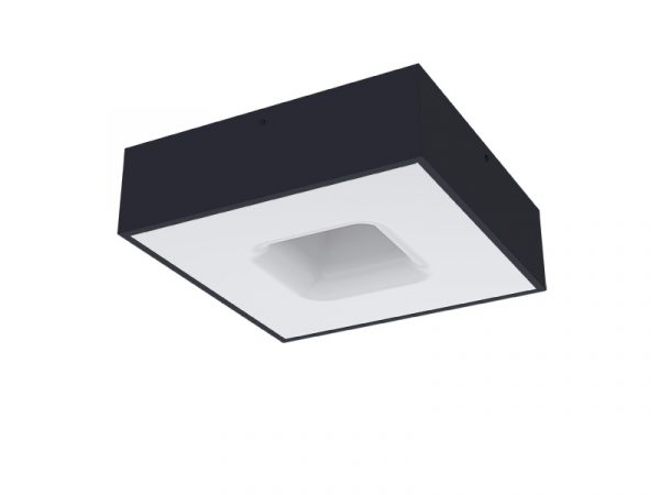 TASCHIBRA WAFFLE TECHO LED 50W 2700K NEGRO MATE