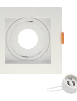 SPOT EMPOTRADO CONECTA RECUPERADO CUADRADO BR MR11