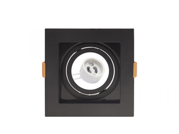 SPOT EMPOTRADO CONECTA RECUTADO CUADRADO PR MR16