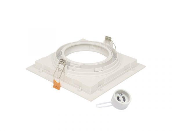 SPOT EMPOTRADO CONECTA RECUTADO CUADRADO BR AR111 - Imagen 2