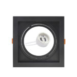 SPOT EMPOTRADO CONECTA RECUTADO CUADRADO PR AR111