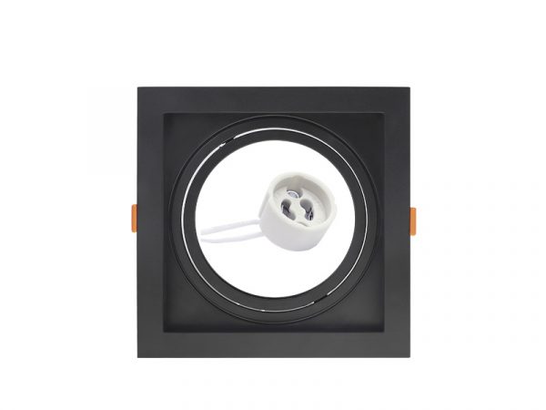 SPOT EMPOTRADO CONECTA RECUTADO CUADRADO PR AR111