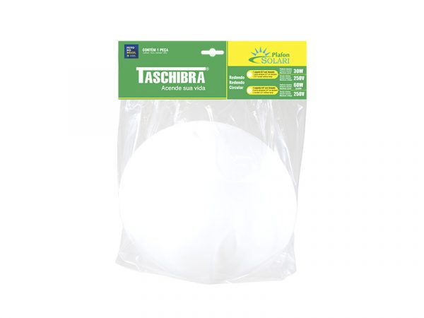 PLAFON SOLARI E-27 SACO PLAST BLANCA - Imagen 2
