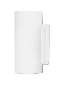 ARANDELA EMBAÚ 20CM VIDRIO MATE 1XE27 BLANCA