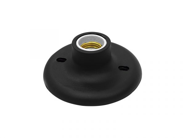 TASCHIBRA E-27 PLAFON EN PORCELANA BOLSA DE PLÁSTICO NEGRO