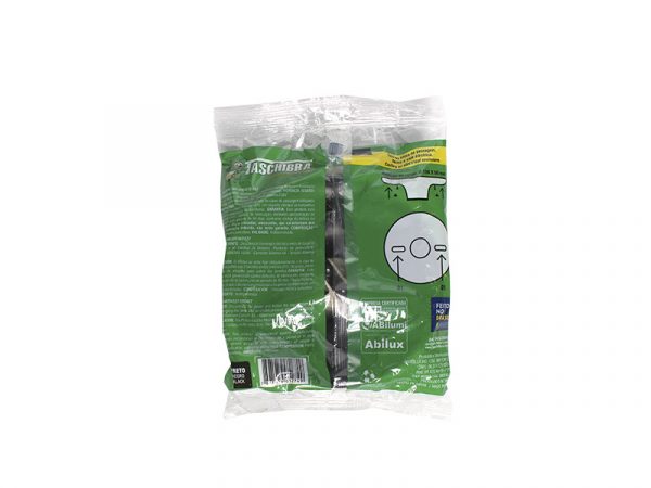 TASCHIBRA E-27 PLAFON EN PORCELANA BOLSA DE PLÁSTICO NEGRO - Imagen 3